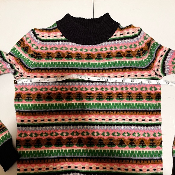 J. Crew Kris All Over Fair Isle Sweater XXS - Picture 7 of 9